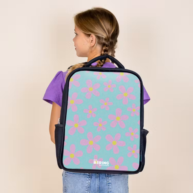 Madeliefjesmania mint Rugzak - Zwart middel -sfeer5