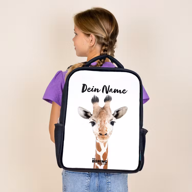 Gerrie Giraffe Rugzak - Zwart middel -sfeer5