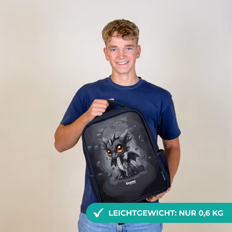 Gino grijsstaart Rugzak - Zwart middel -sfeer7_DE