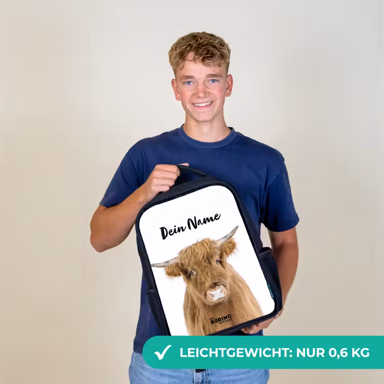Halbe Hooglander Rugzak - Zwart middel -sfeer7_DE