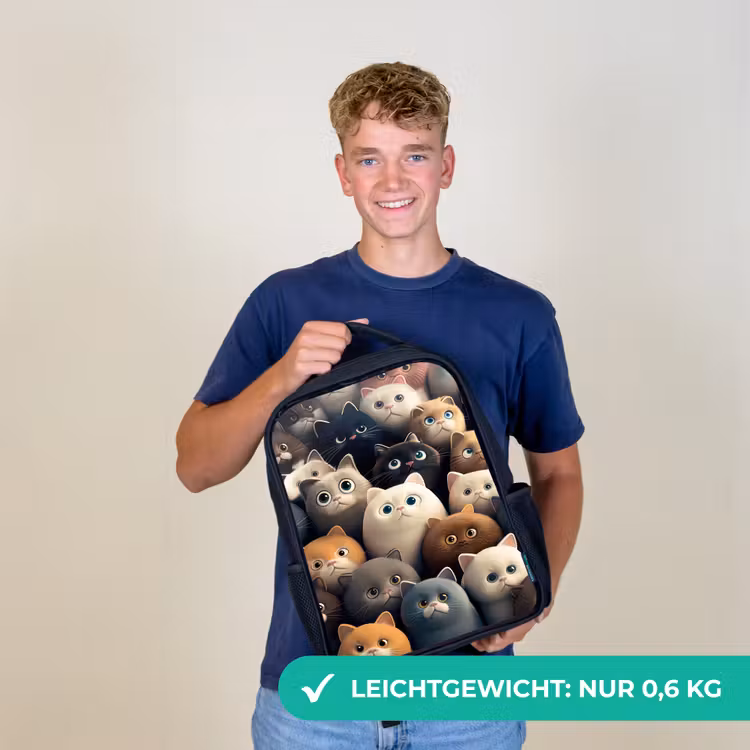 Kattigheid Rugzak - Zwart middel -sfeer7_DE