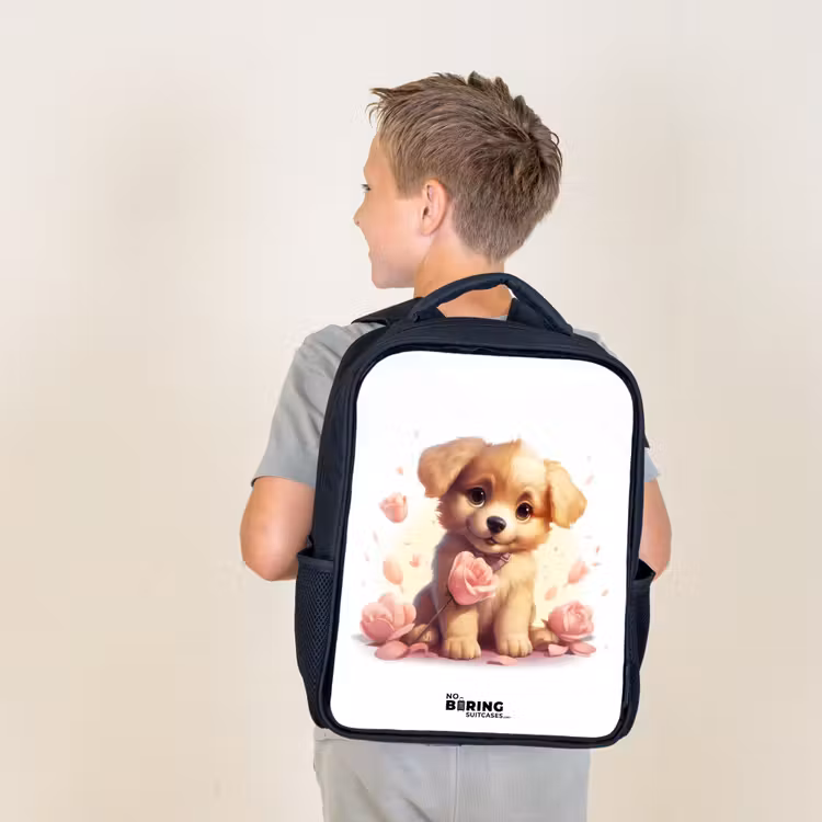 Popke puppy Rugzak - Zwart middel -sfeer2