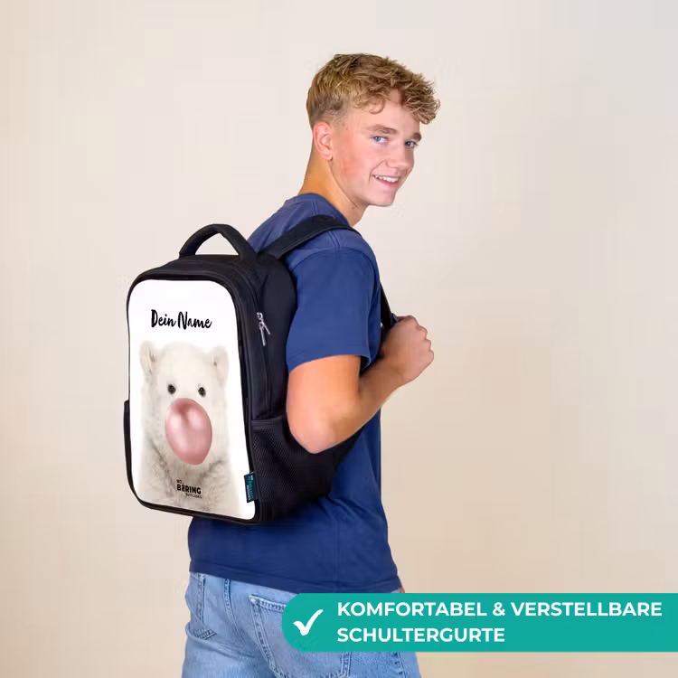 Bubblegum beer Rugzak - Zwart middel -sfeer9_DE