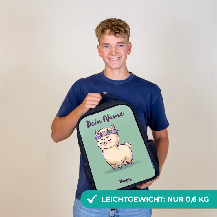 Kawai - Alpaca - Groen Rugzak - Zwart middel -sfeer7_DE