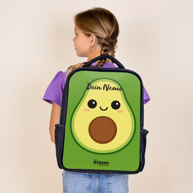 Kawai - Avocado - Groen Rugzak - Zwart middel -sfeer5