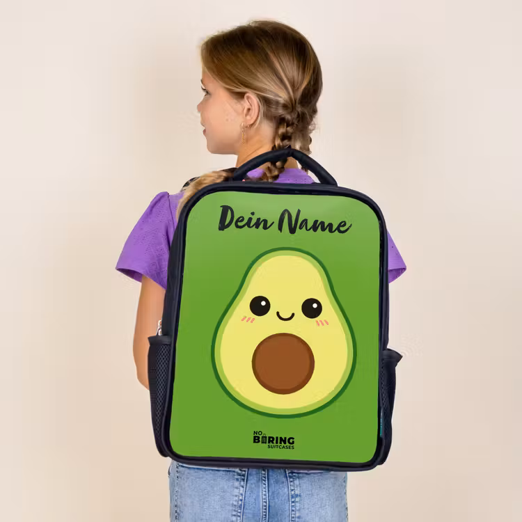 Kawai - Avocado - Groen Rugzak - Zwart middel -sfeer5