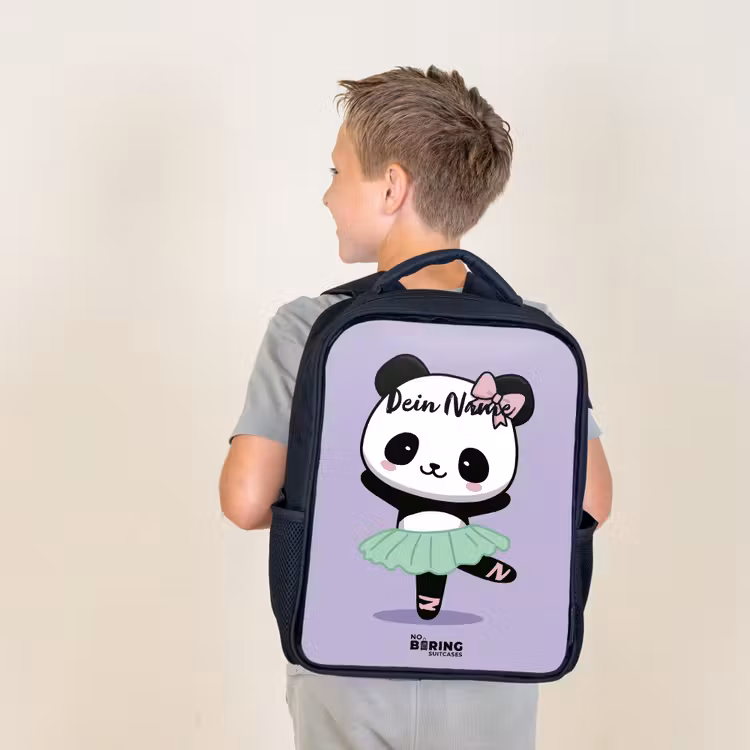 Kawai - Ballet - Panda Rugzak - Zwart middel -sfeer2