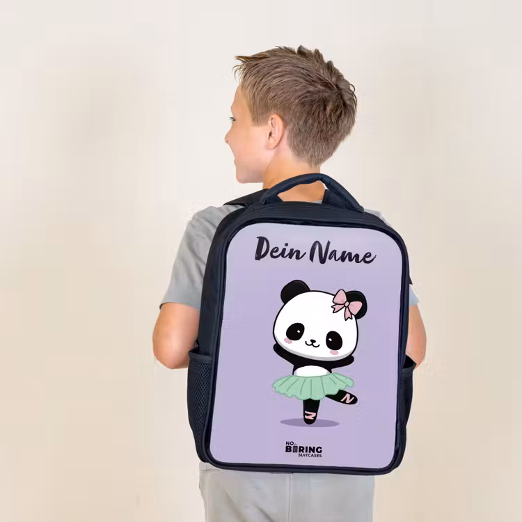Kawai - Ballet - Panda Rugzak - Zwart middel -sfeer2