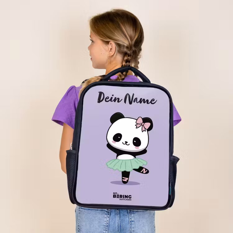 Kawai - Ballet - Panda Rugzak - Zwart middel -sfeer5