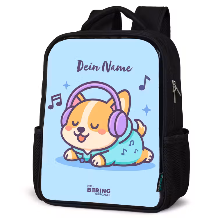 Kawai - Hond - Muziek Rugzak - Zwart middel -schuin