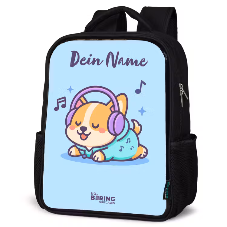 Kawai - Hond - Muziek Rugzak - Zwart middel -schuin
