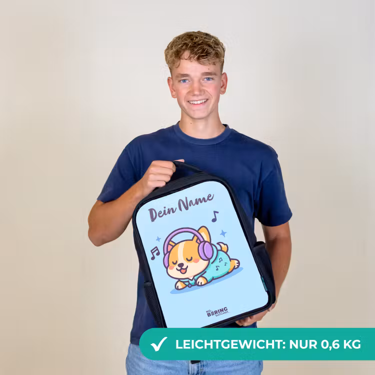 Kawai - Hond - Muziek Rugzak - Zwart middel -sfeer7_DE