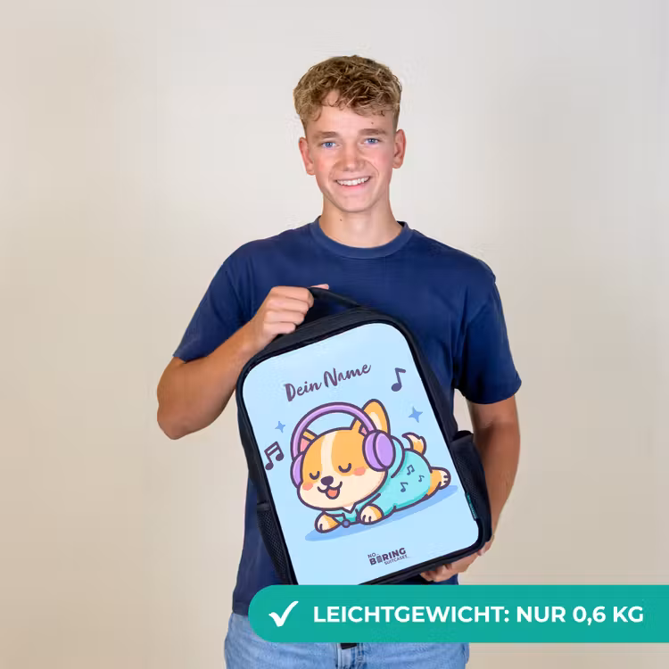 Kawai - Hond - Muziek Rugzak - Zwart middel -sfeer7_DE