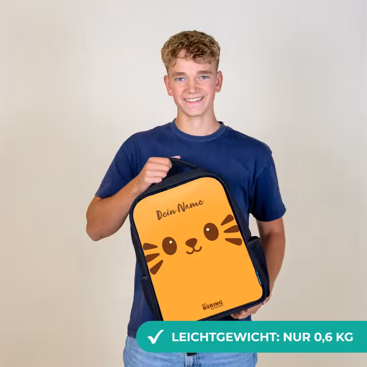 Kawai - Tijger - Oranje Rugzak - Zwart middel -sfeer7_DE