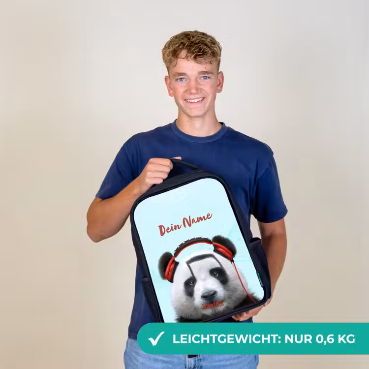 Kees de Panda Rugzak - Zwart middel -sfeer7_DE