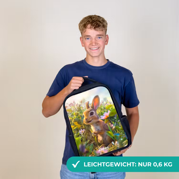 Kareltje konijn Rugzak - Zwart middel -sfeer7_DE
