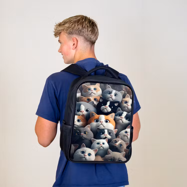 Snoezige Snuitjes Rugzak - Zwart middel -sfeer8