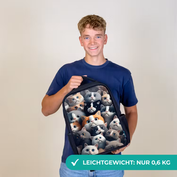 Snoezige Snuitjes Rugzak - Zwart middel -sfeer7_DE