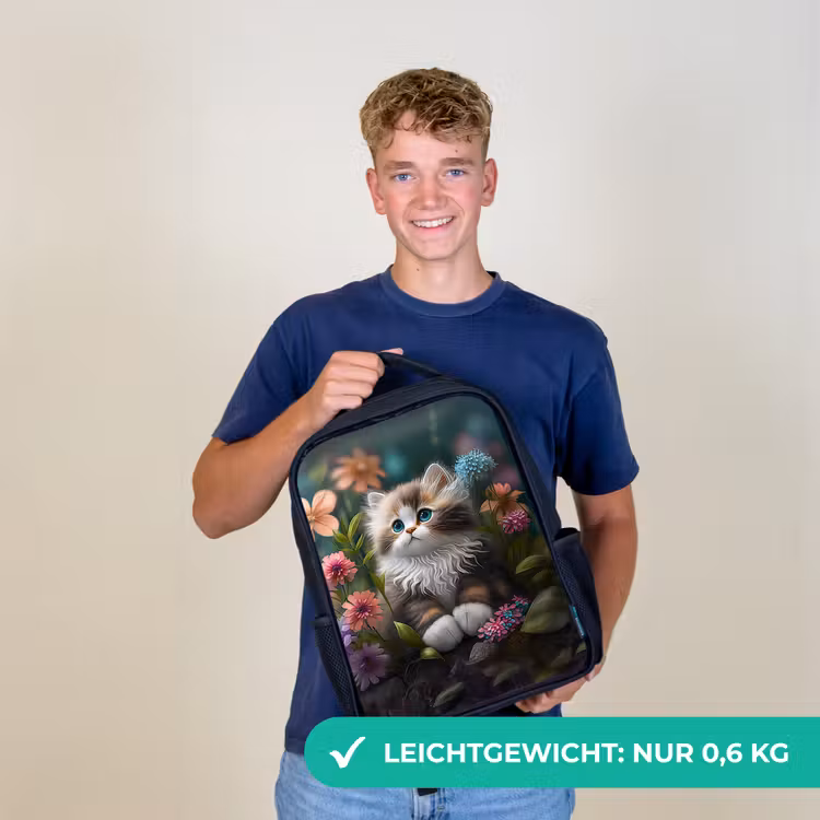 Snoezige Sjakie Rugzak - Zwart middel -sfeer7_DE