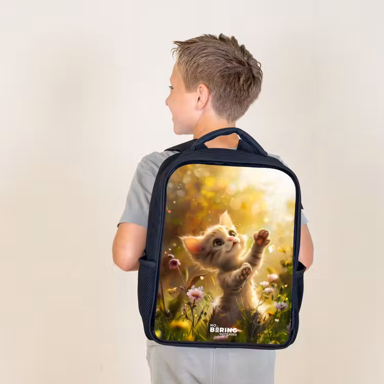 Koosje kitten Rugzak - Zwart middel -sfeer2