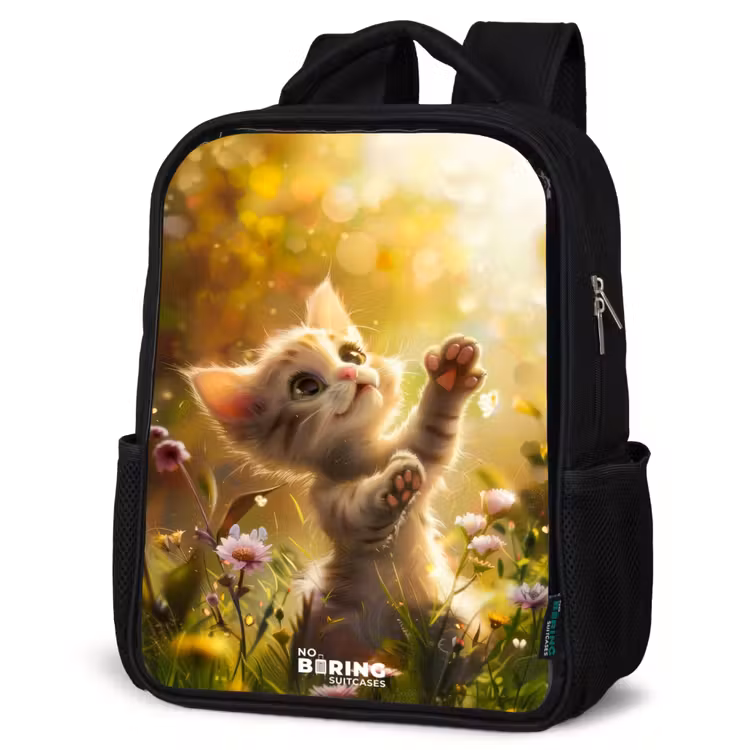 Koosje kitten Rugzak - Zwart middel -schuin