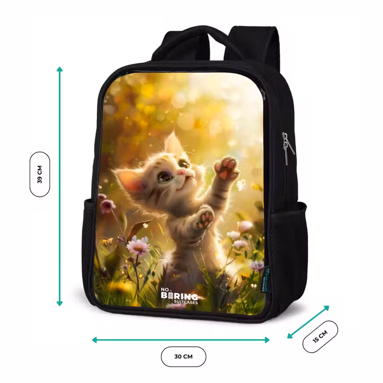 Koosje kitten Rugzak - Zwart middel -productfoto_formaten