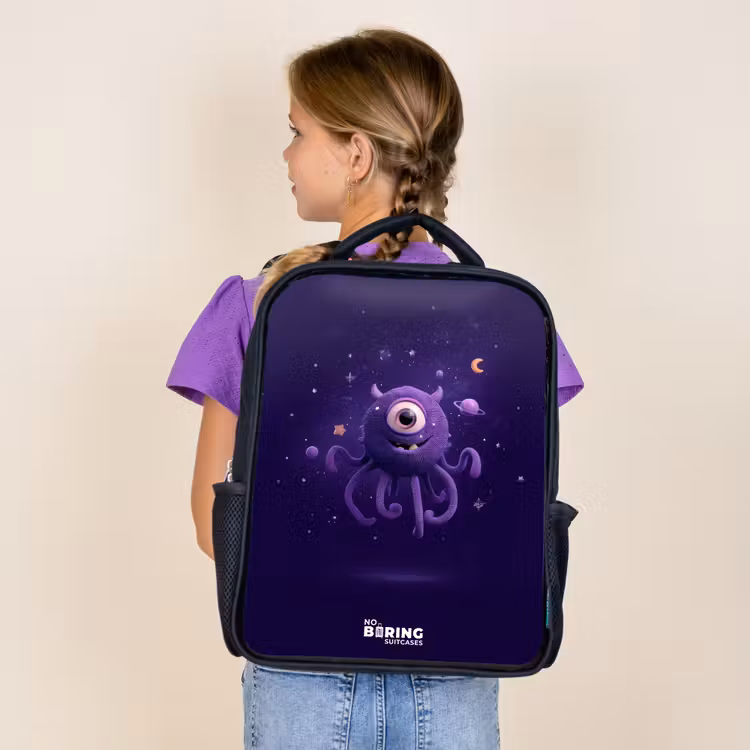 Kosmisch tentakelmonster Rugzak - Zwart middel -sfeer5