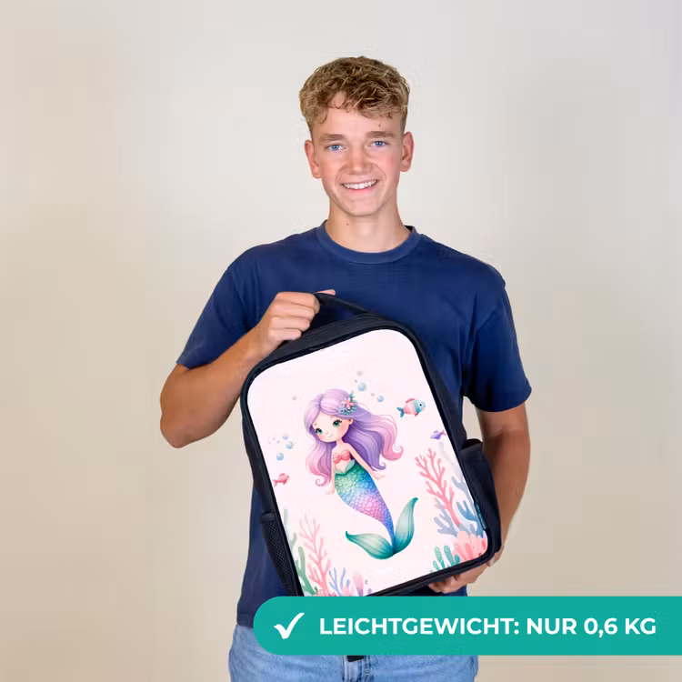 Violet vinnen Rugzak - Zwart middel -sfeer7_DE