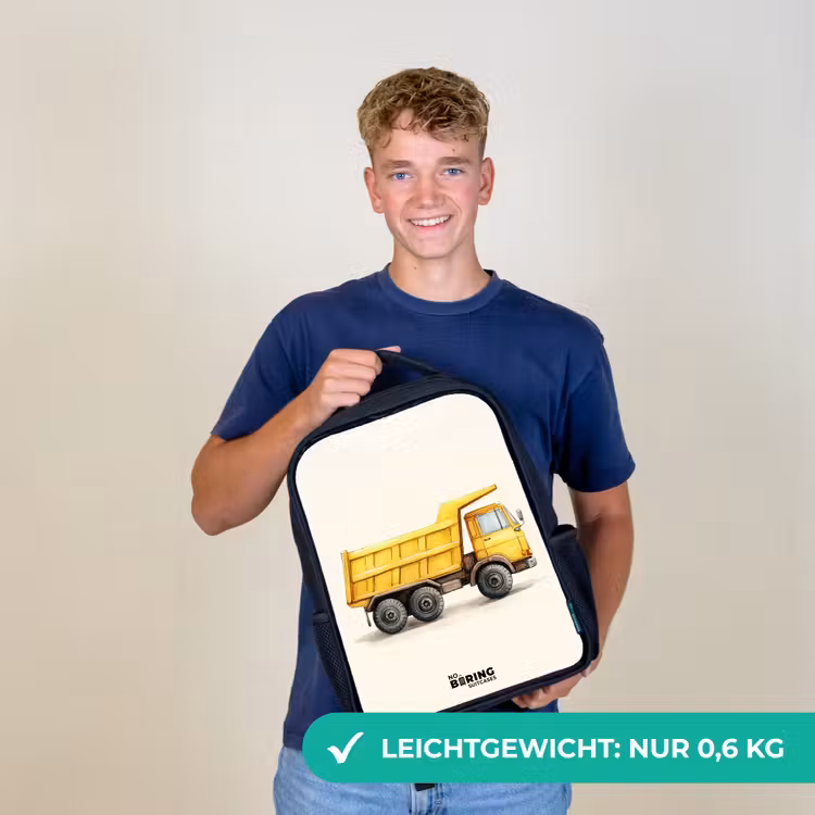 Kiepwagen - Getekend - Geel Rugzak - Zwart middel -sfeer7_DE