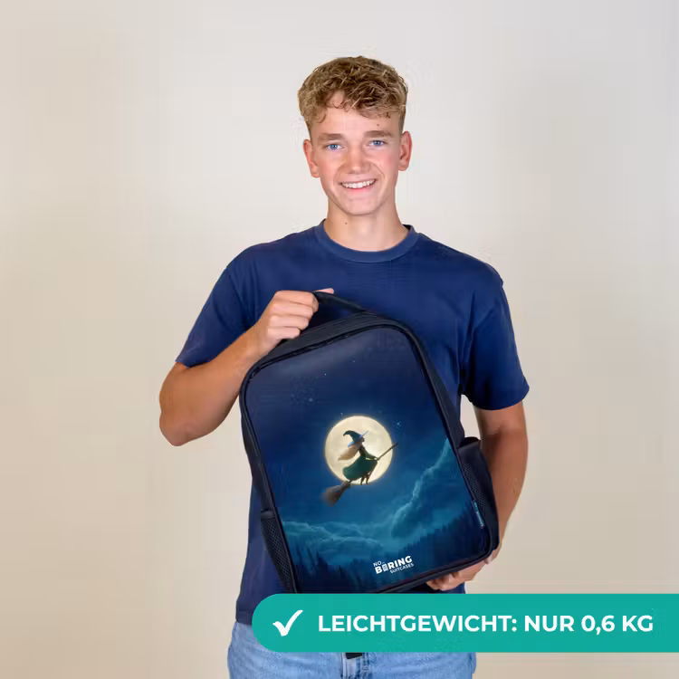 Nachtelijke Vlucht over het Woud Rugzak - Zwart middel -sfeer7_DE