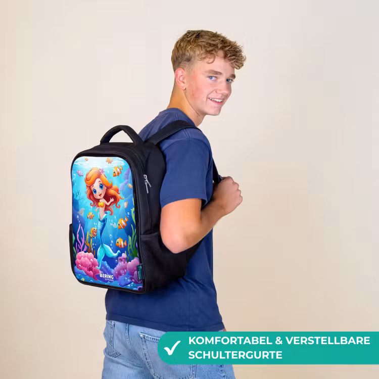 Olivia onderwater Rugzak - Zwart middel -sfeer9_DE