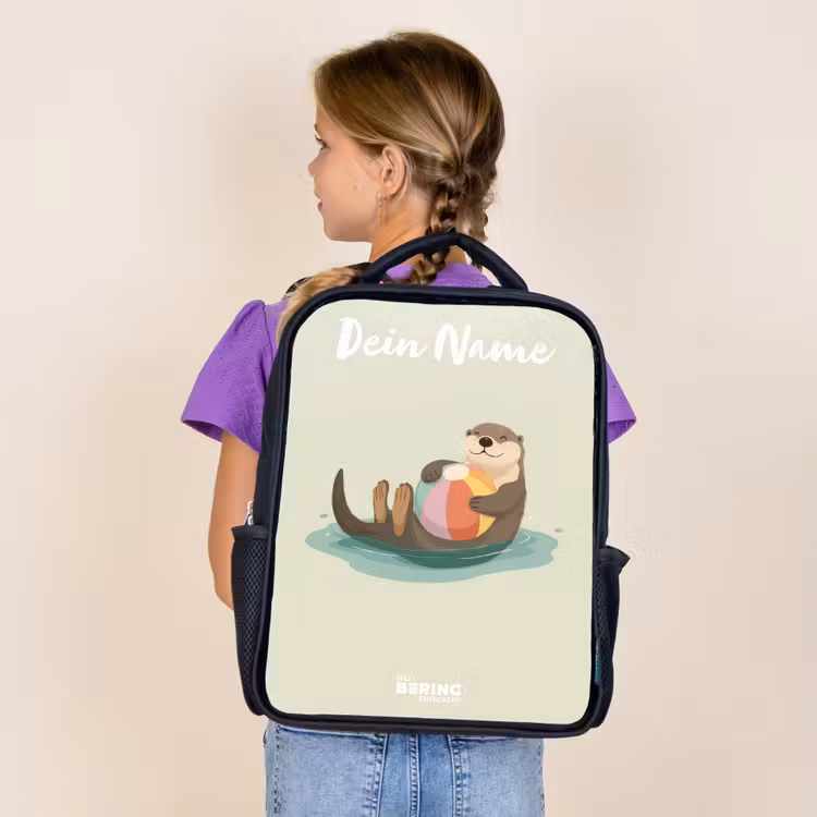 Otter - Strandbal - Water Rugzak - Zwart middel -sfeer5