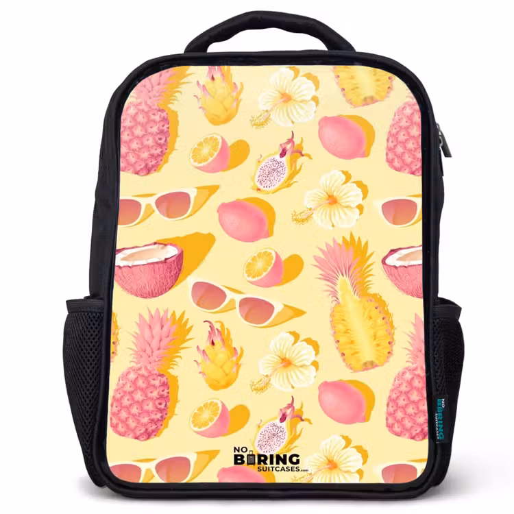 Pina colada Rugzak - Zwart middel -3d
