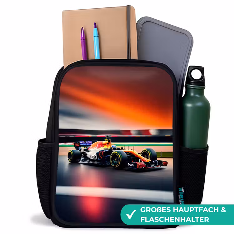 Furious F1 Rugzak - Zwart middel -inhoud_DE
