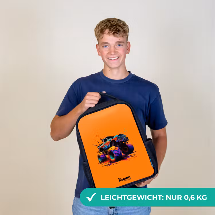 Rainbow Wheels Rugzak - Zwart middel -sfeer7_DE