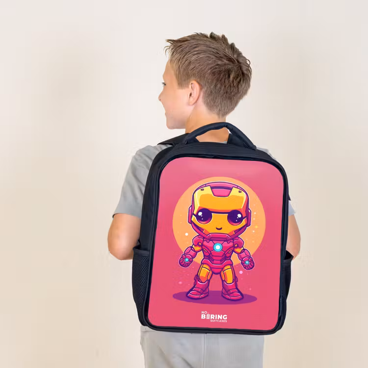 Roze ranger Rugzak - Zwart middel -sfeer2
