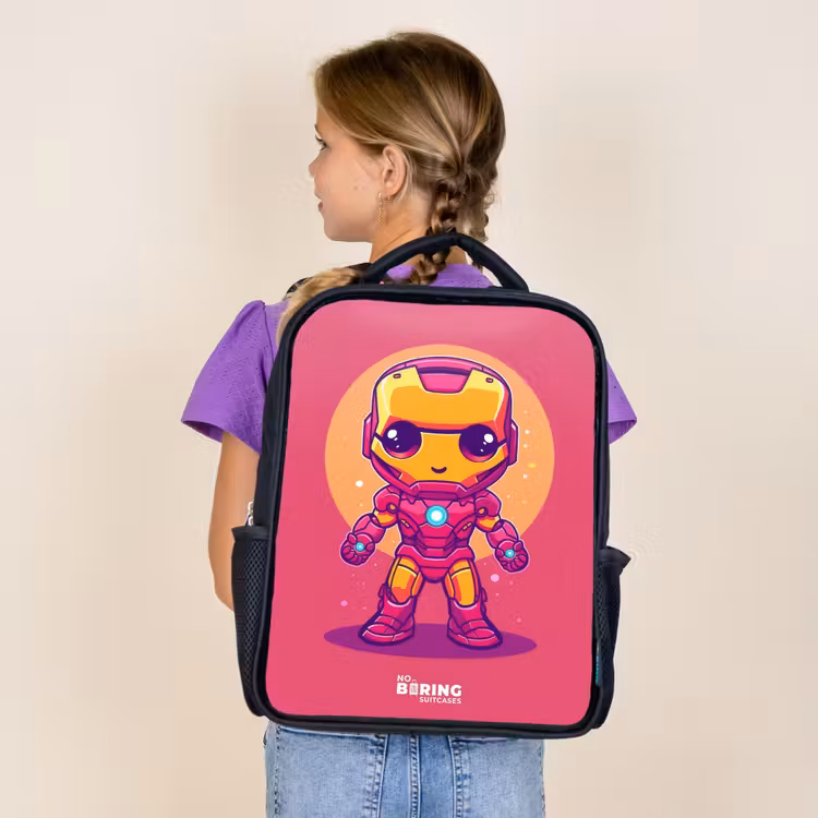 Roze ranger Rugzak - Zwart middel -sfeer5