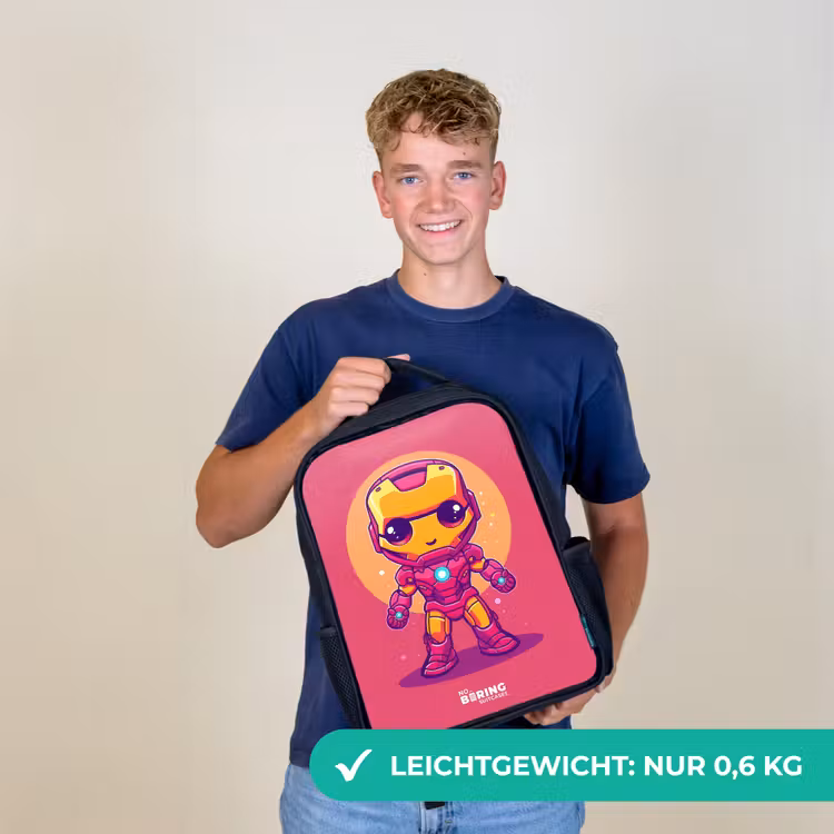 Roze ranger Rugzak - Zwart middel -sfeer7_DE