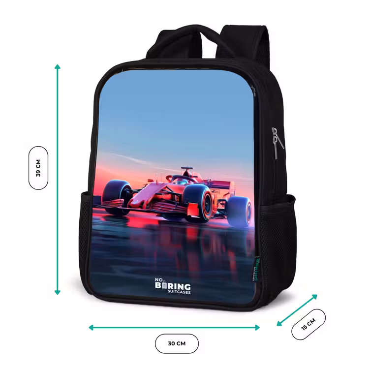 Rode racer Rugzak - Zwart middel -productfoto_formaten