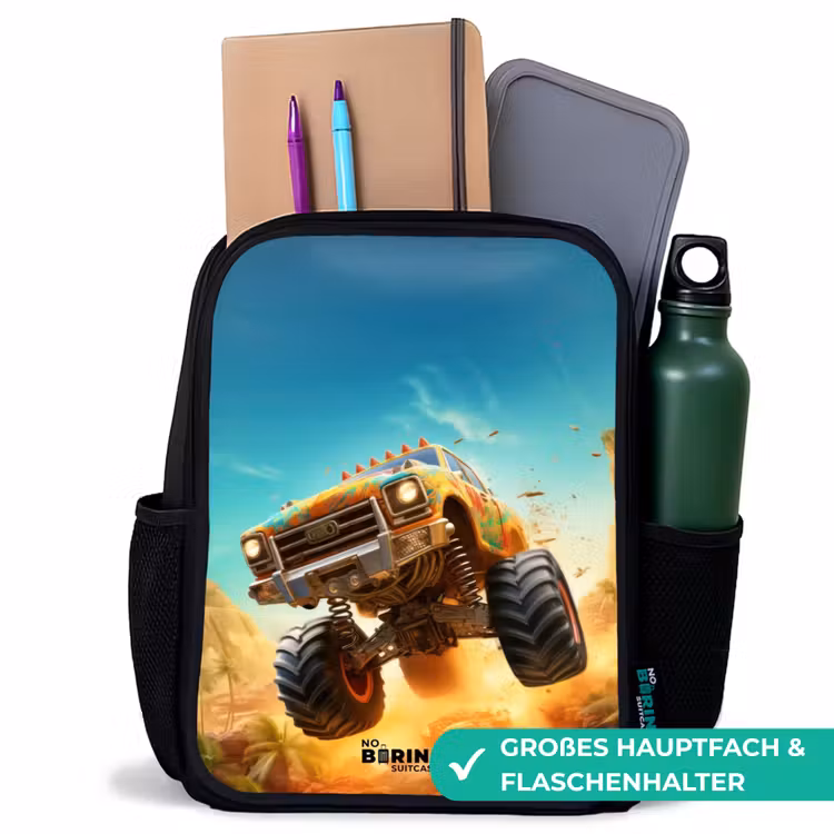 Zandsloper Rugzak - Zwart middel -inhoud_DE