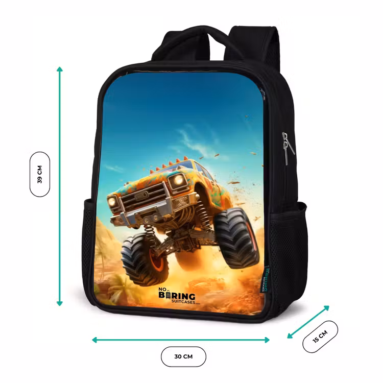 Zandsloper Rugzak - Zwart middel -productfoto_formaten