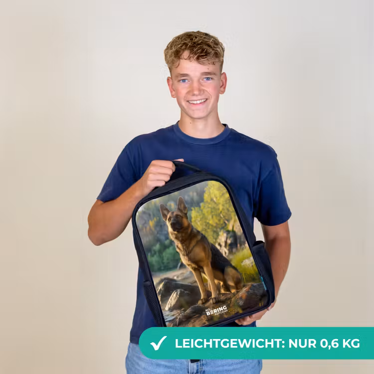 Hessel herder Rugzak - Zwart middel -sfeer7_DE