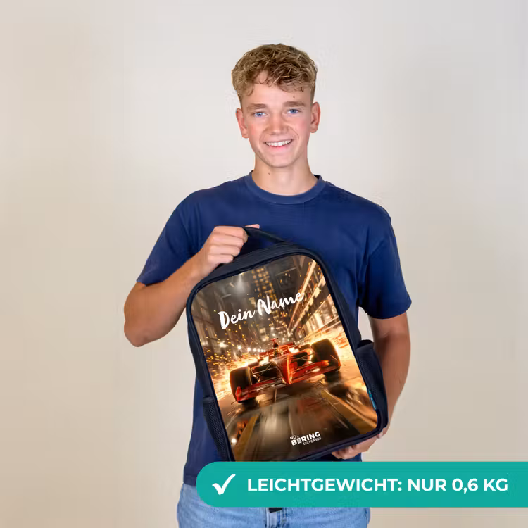 Rapid red Rugzak - Zwart middel -sfeer7_DE