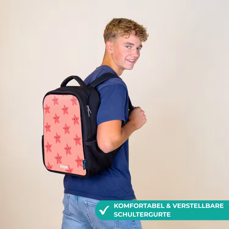 Zeester zandstorm Rugzak - Zwart middel -sfeer9_DE