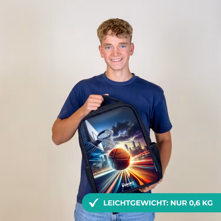 Slam dunk Rugzak - Zwart middel -sfeer7_DE
