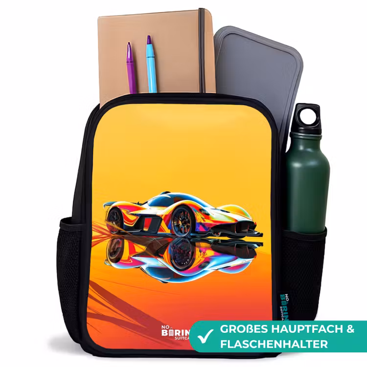 Sunbeam sprinter Rugzak - Zwart middel -inhoud_DE