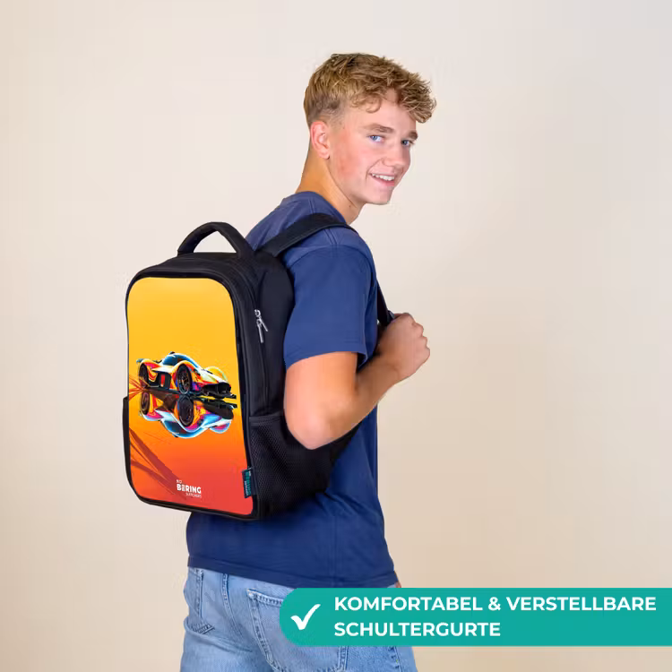 Sunbeam sprinter Rugzak - Zwart middel -sfeer9_DE