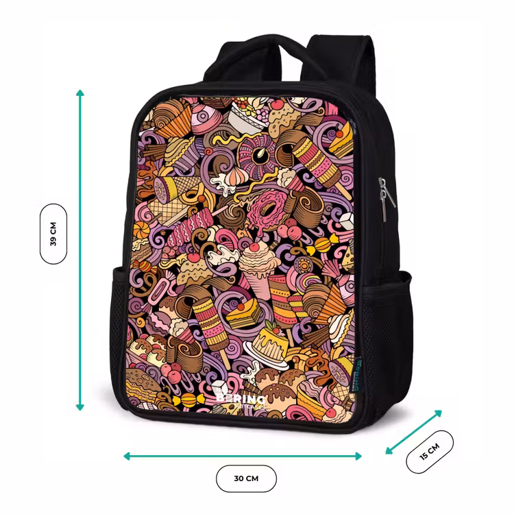 Sweet surprises Rugzak - Zwart middel -productfoto_formaten