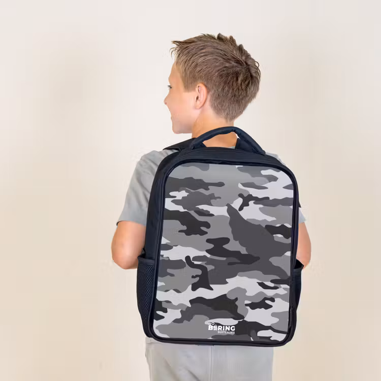 Camogrijs Rugzak - Zwart middel -sfeer2