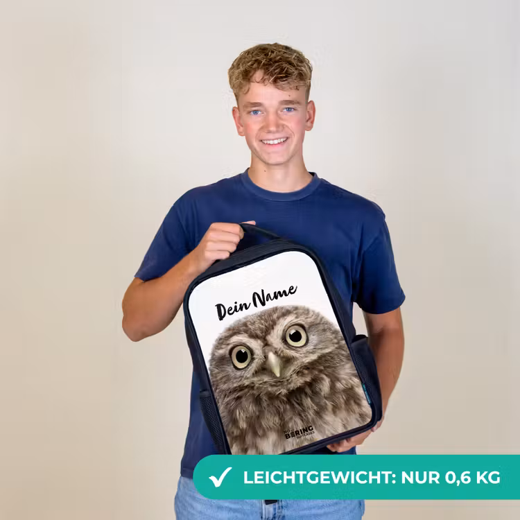Ulke Uil Rugzak - Zwart middel -sfeer7_DE